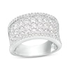 Thumbnail Image 1 of 2.00 CT. T.W. Certified Lab-Grown Multi-Diamond Anniversary Band in 14K White Gold (F/SI2)