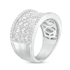 Thumbnail Image 2 of 2.00 CT. T.W. Certified Lab-Created Multi-Diamond Anniversary Band in 14K White Gold (F/SI2)