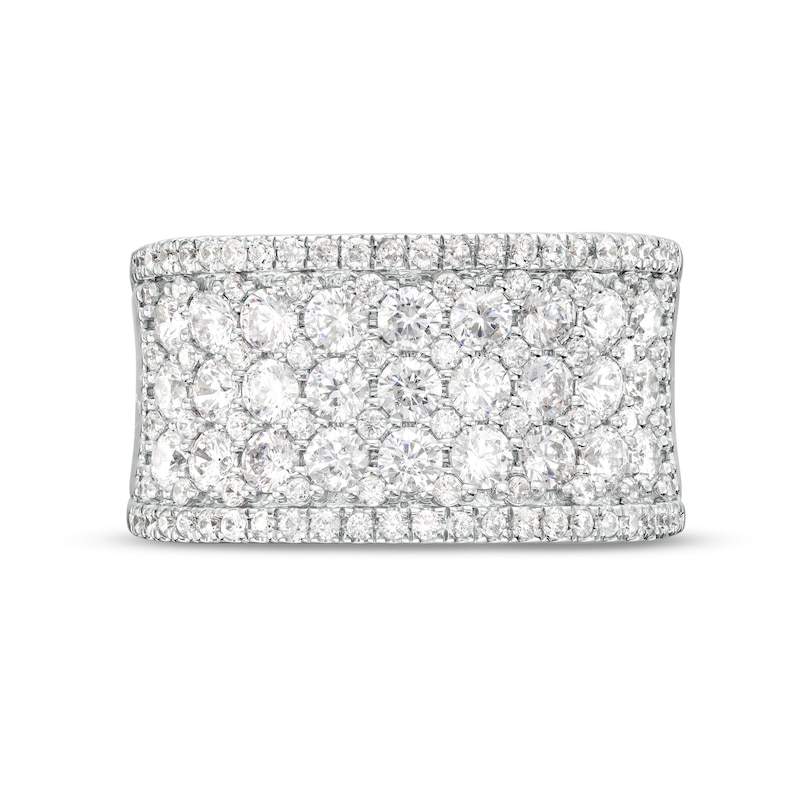 2.00 CT. T.W. Certified Lab-Created Multi-Diamond Anniversary Band in 14K White Gold (F/SI2)
