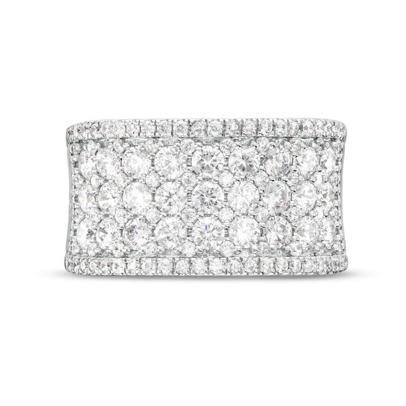 Main Image 4 of 2.00 CT. T.W. Certified Lab-Grown Multi-Diamond Anniversary Band in 14K White Gold (F/SI2)