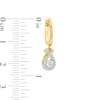 0.49 CT. T.W. Certified Lab-Created Diamond Teardrop Twist Drop Earrings in 14K Gold (F/SI2)
