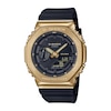 Thumbnail Image 0 of Men's Casio G-Shock Classic Gold-Tone IP Black Resin Strap Watch with Black Dial (Model: GM2100G-1A9)