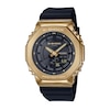 Thumbnail Image 0 of Ladies' Casio G-Shock Classic Gold-Tone IP Black Resin Strap Watch with Black Dial (Model: GMS2100GB-1A)