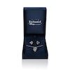 Enchanted Disney Villains Maleficent Black Diamond Pendant and Stud Earrings Set in Sterling Silver with Black Rhodium