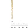 Thumbnail Image 2 of 3.0mm Curb Chain Anklet in Semi-Solid 10K Gold - 10"