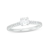Thumbnail Image 0 of Celebration Infinite™ Canadian Certified Centre Diamond 0.69 CT. T.W. Engagement Ring in 14K White Gold (I/SI2)