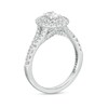 Thumbnail Image 3 of Celebration Infinite™ Canadian Ceritifed Oval Centre Certified Diamond 0.95 CT. T.W. Frame Engagement Ring in 14K White Gold