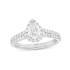 Thumbnail Image 0 of Celebration Infinite™ Canadian Certified Pear-Shaped Centre Diamond 1.20 CT. T.W. Engagement Ring in 14K White Gold
