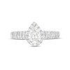 Thumbnail Image 4 of Celebration Infinite™ Canadian Certified Pear-Shaped Centre Diamond 1.20 CT. T.W. Engagement Ring in 14K White Gold