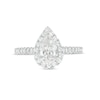 Thumbnail Image 3 of Celebration Infinite™ Canadian Certified Pear-Shaped Centre Diamond 1.45 CT. T.W. Engagement Ring in 14K White Gold