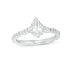 Thumbnail Image 1 of Celebration Infinite™ Canadian Certified Pear-Shaped Centre Diamond 0.69 CT. T.W. Engagement Ring in 14K White Gold