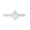 Thumbnail Image 3 of Celebration Infinite™ Canadian Certified Pear-Shaped Centre Diamond 0.69 CT. T.W. Engagement Ring in 14K White Gold