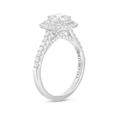 Celebration Infinite™ Canadian Certified Cushion-Cut Centre Diamond 1.45 CT. T.W. Engagement Ring in 14K White Gold
