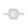 Thumbnail Image 4 of Celebration Infinite™ Canadian Certified Cushion-Cut Centre Diamond 1.45 CT. T.W. Engagement Ring in 14K White Gold