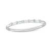 0.07 CT. T.W. Baguette Diamond Three Stone Anniversary Band in 10K Gold