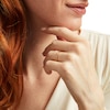 Thumbnail Image 2 of 0.07 CT. T.W. Baguette Diamond Three Stone Anniversary Band in 10K Gold