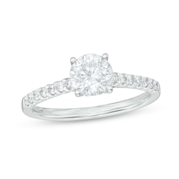 Celebration Infinite™ Canadian Certified Centre Diamond 1.29 CT. T.W. Engagement Ring in 14K White Gold (I/SI2)