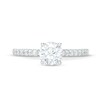 Thumbnail Image 4 of Celebration Infinite™ Canadian Certified Centre Diamond 1.29 CT. T.W. Engagement Ring in 14K White Gold (I/SI2)