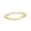 0.50 CT. T.W. Certified Lab-Created Diamond Scallop Edge Anniversary Band in 14K Gold