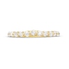 0.50 CT. T.W. Certified Lab-Created Diamond Scallop Edge Anniversary Band in 14K Gold