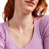 Thumbnail Image 2 of 1.8mm Paper Clip and "X" Link Chain Half-and-Half Necklace in Solid 10K Gold