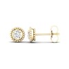 Thumbnail Image 0 of 0.33 CT. T.W. Diamond Solitaire Bead Frame Stud Earrings in 10K Gold