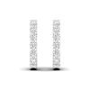 1.00 CT. T.W. Diamond Inside-Out Hoop Earrings in 10K Gold