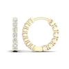 Thumbnail Image 1 of 1.00 CT. T.W. Diamond Inside-Out Hoop Earrings in 10K Gold