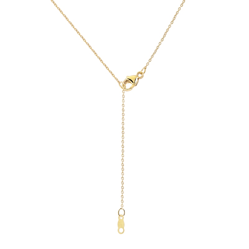 Main Image 5 of 0.08 CT. T.W. Diamond Bumblebee Necklace in Sterling Silver with 14K Gold Plate