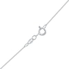 Thumbnail Image 3 of 0.33 CT. T.W. Diamond Graduated Cross Pendant in 10K White Gold