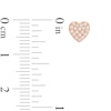 Thumbnail Image 3 of Child's Cubic Zirconia Minnie Mouse and Heart Cluster Stud Earrings Set in Sterling Silver and 18K Rose Gold Plate