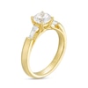 Thumbnail Image 2 of 1.33 CT. T.W. Certified Lab-Created Diamond Three Stone Engagement Ring in 14K Gold (F/VS2)