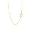 Thumbnail Image 3 of Jade Chinese "Rabbit" Open Circle Frame Pendant in 14K Gold
