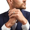 Thumbnail Image 2 of TRUE Lab-Grown Diamonds by Vera Wang Love Men's 1.69 CT. T.W. Seven Stone Wedding Band in 14K Two-Tone Gold (F/VS2)