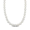 9.0-11.0mm Cultured South Sea Pearl Strand Necklace with 14K Gold Clasp
