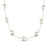 11.0-13.0mm South Sea Cultured Pearl Bead Station Necklace in 14K Gold