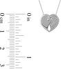 Thumbnail Image 4 of 0.33 CT. T.W. Diamond Interlocked Two Halves of One Heart Pendant in 10K White Gold