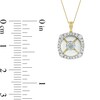 Thumbnail Image 3 of 0.25 CT. T.W. Quad Diamond Flower Pendant in 10K Gold