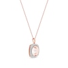 Thumbnail Image 2 of 0.25 CT. T.W. Quad Diamond Flower Pendant in 10K Rose Gold