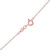 Thumbnail Image 2 of 0.20 CT. T.W. Diamond Wave Crossover Pendant in 10K Rose Gold