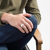 Thumbnail Image 2 of Men's 8.0mm Engravable Your Own Handwriting Ring in Sterling Silver (1 Image and 1 Line)
