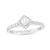 Thumbnail Image 0 of Celebration Infinite™ Canadian Certified Centre Diamond 0.69 CT. T.W. Tilted Frame Engagement Ring in 14K White Gold