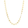 Thumbnail Image 1 of Heart Disc Chain Link Necklace in 10K Gold