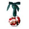 Thumbnail Image 2 of Photo Engravable Christmas Tree Ornament in Sterling Silver with Velvet Ribbon (1 Image and 4 Lines)