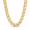 Thumbnail Image 1 of Men's 6.5mm Flat Mariner Chain Necklace in Solid Stainless Steel  with Yellow IP - 24"