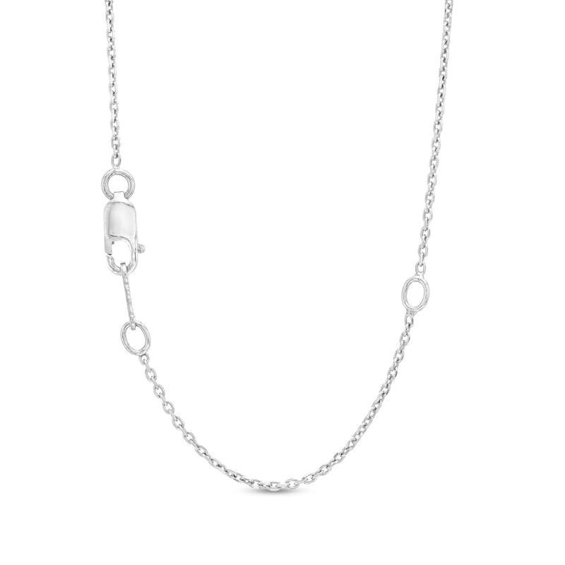 Main Image 3 of Pear-Shaped Amethyst and Diamond Accent Double Frame Pendant in Sterling Silver