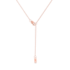 Thumbnail Image 3 of 5.0mm Opal and 0.07 CT. T.W. Diamond Frame Heart Necklace in 10K Rose Gold