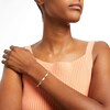 Thumbnail Image 1 of Diamond-Cut Alternating Oval Bead Chain Necklace in 18K Gold - 7.0"