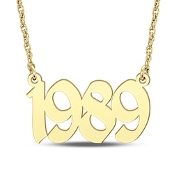 Gothic-Style Year Necklace (1 Line)