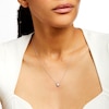 0.07 CT. T.W. Multi-Diamond Heart Necklace in Sterling Silver